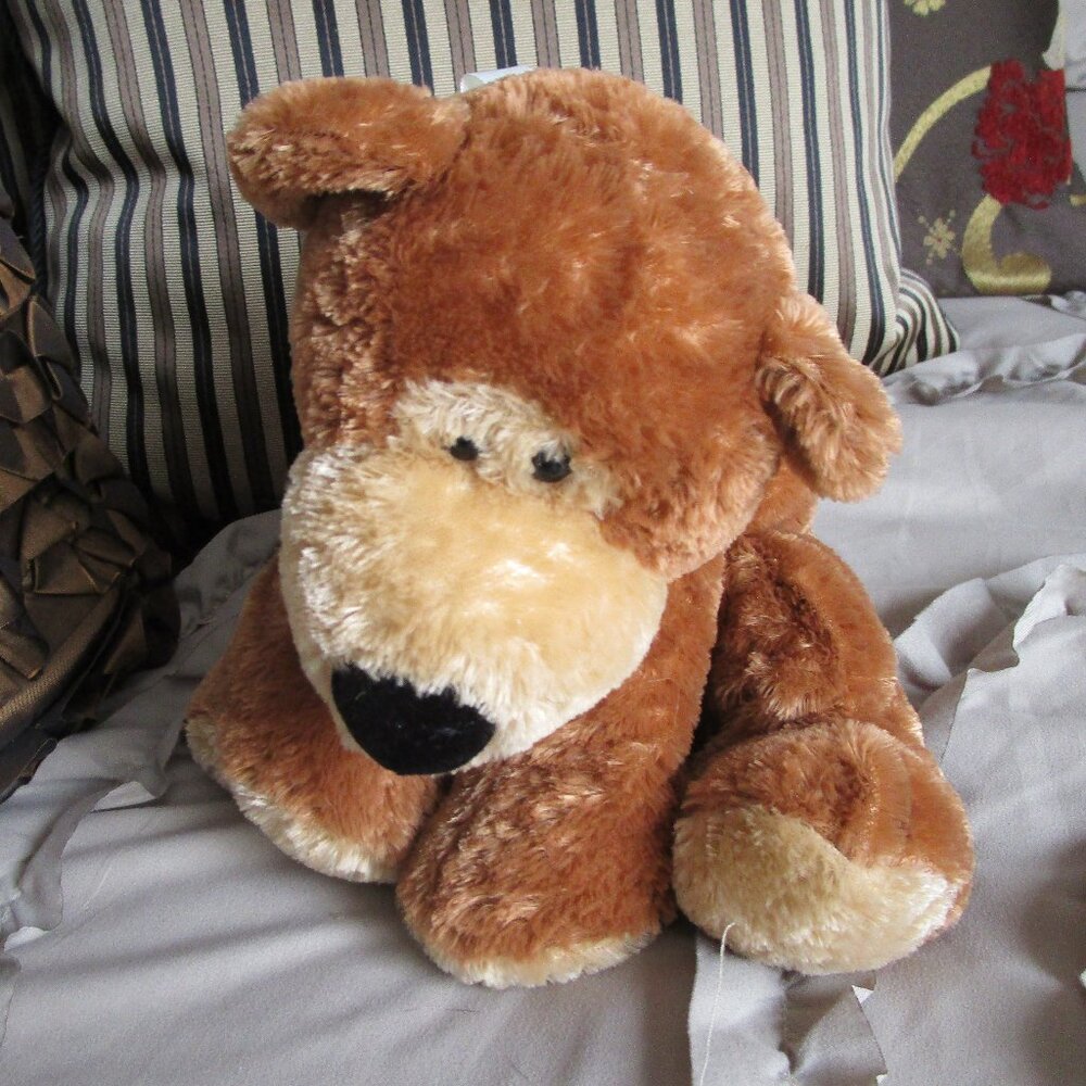 floppy bean bag plush bear